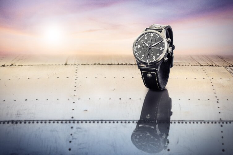 Business-Commercial-Uhr-Archimede-Pilot